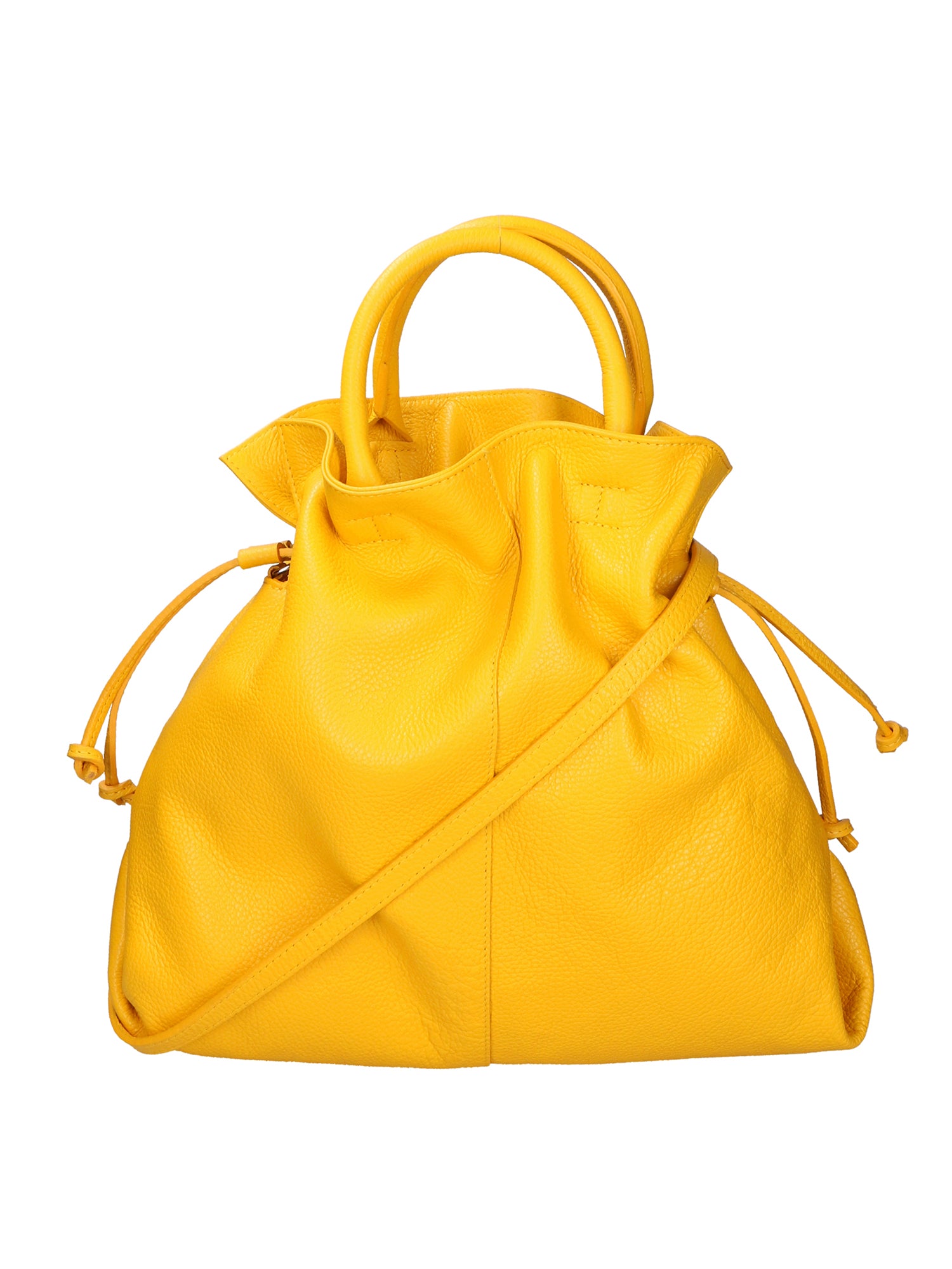 Giada Borsa a mano da donna 100% pelle 05837-D504 YELLOW Gave Lux