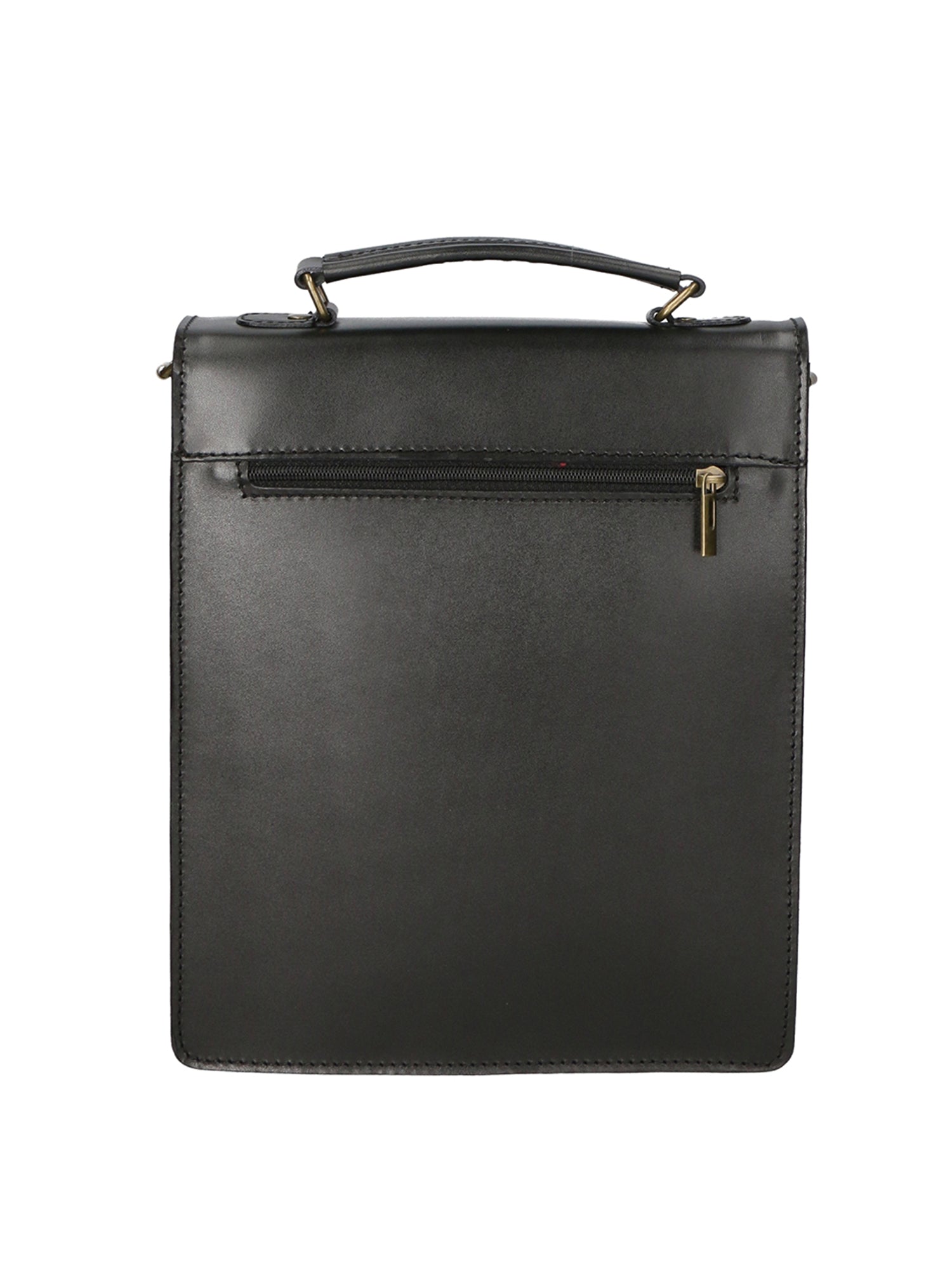 Tancredi Borsa da lavoro unisex in pelle Vera pelle 7013-NERO BLACK Gave Lux