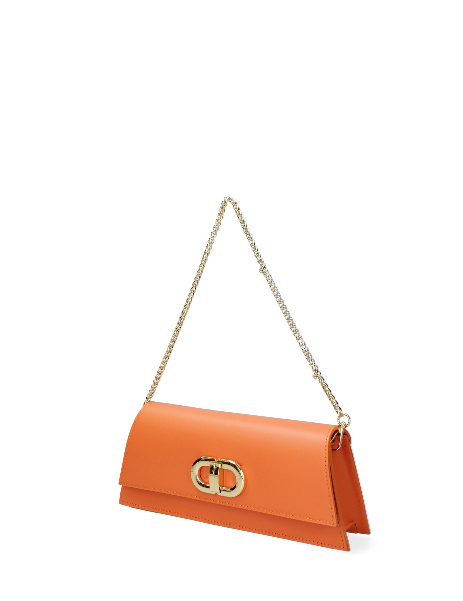 Borsa a spalla da donna Vera pelle 07313-L811 ARANCIO Roberta Rossi