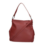 Bea Borsa a spalla da donna 100% pelle 05710-D10 ROSSO SCURO DARK RED Gave Lux
