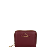 Edera Chic B16700GR-BORDEAUX Portafoglio donna in vera pelle Braccialini