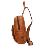 Borsa a tracolla da uomo 100% vera pelle HILB-3110-CUOIO Hill Burry