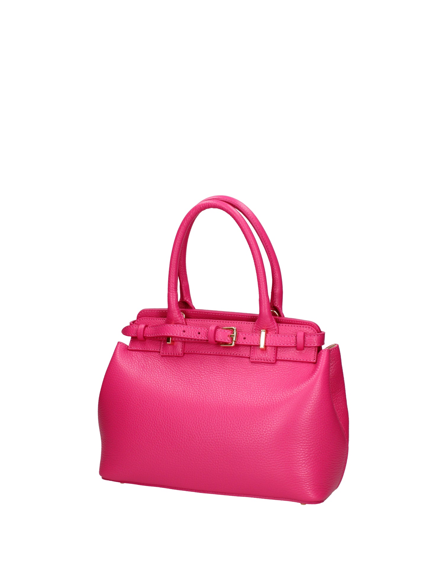 Borsa a mano da donna Vera Pelle 07146-D02 FUXIA Viola Castellani