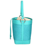 Borsa a secchiello da donna Misto pelle e tessuto MYB-05165-SS-179+S31 TIFFANY My Best Bag
