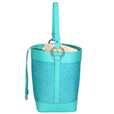 Borsa a secchiello da donna Misto pelle e tessuto MYB-05165-SS-179+S31 TIFFANY My Best Bag