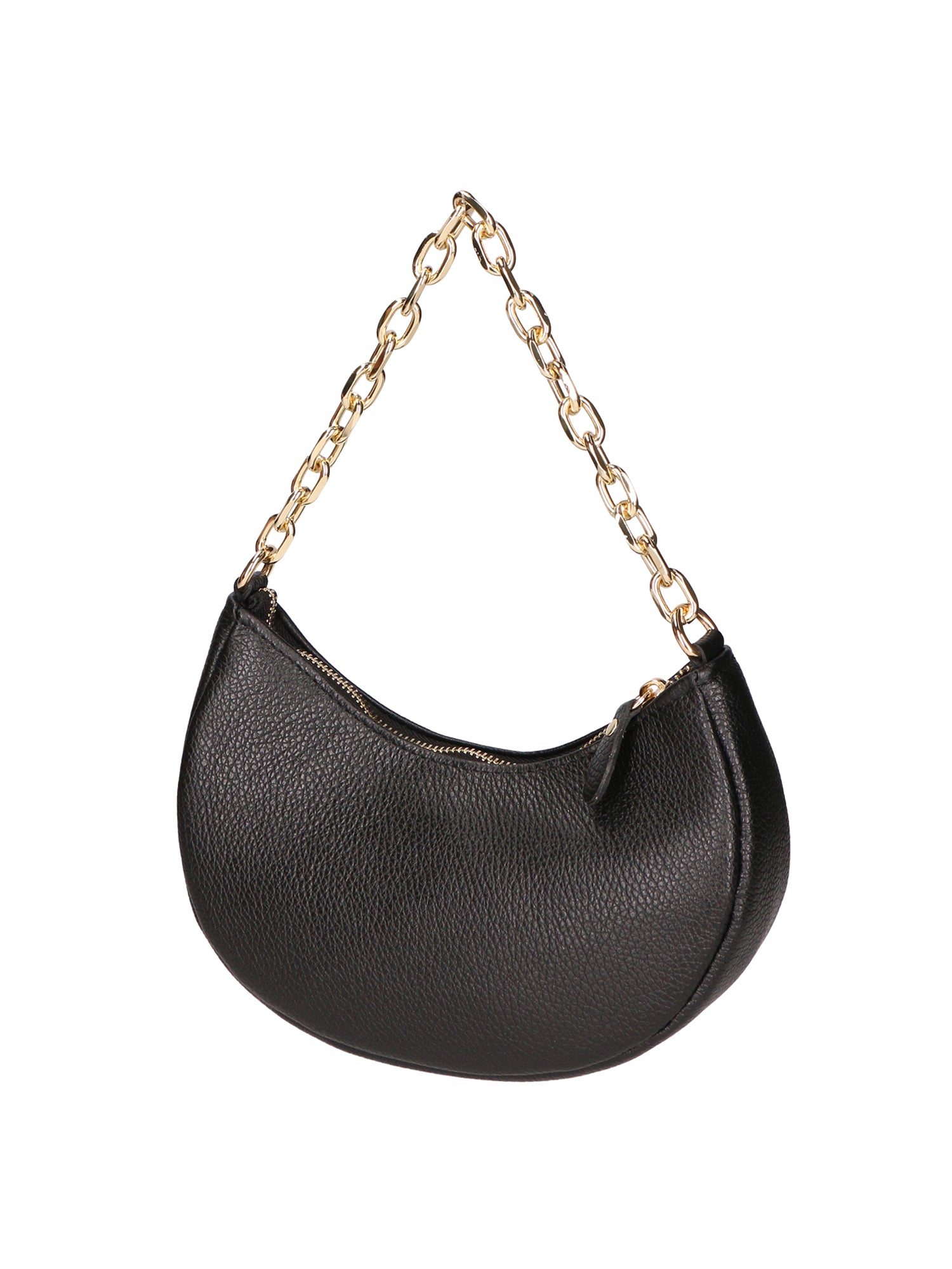 Loreta Borsa a spalla da donna Vera pelle 06511-D28 NERO Gave Lux