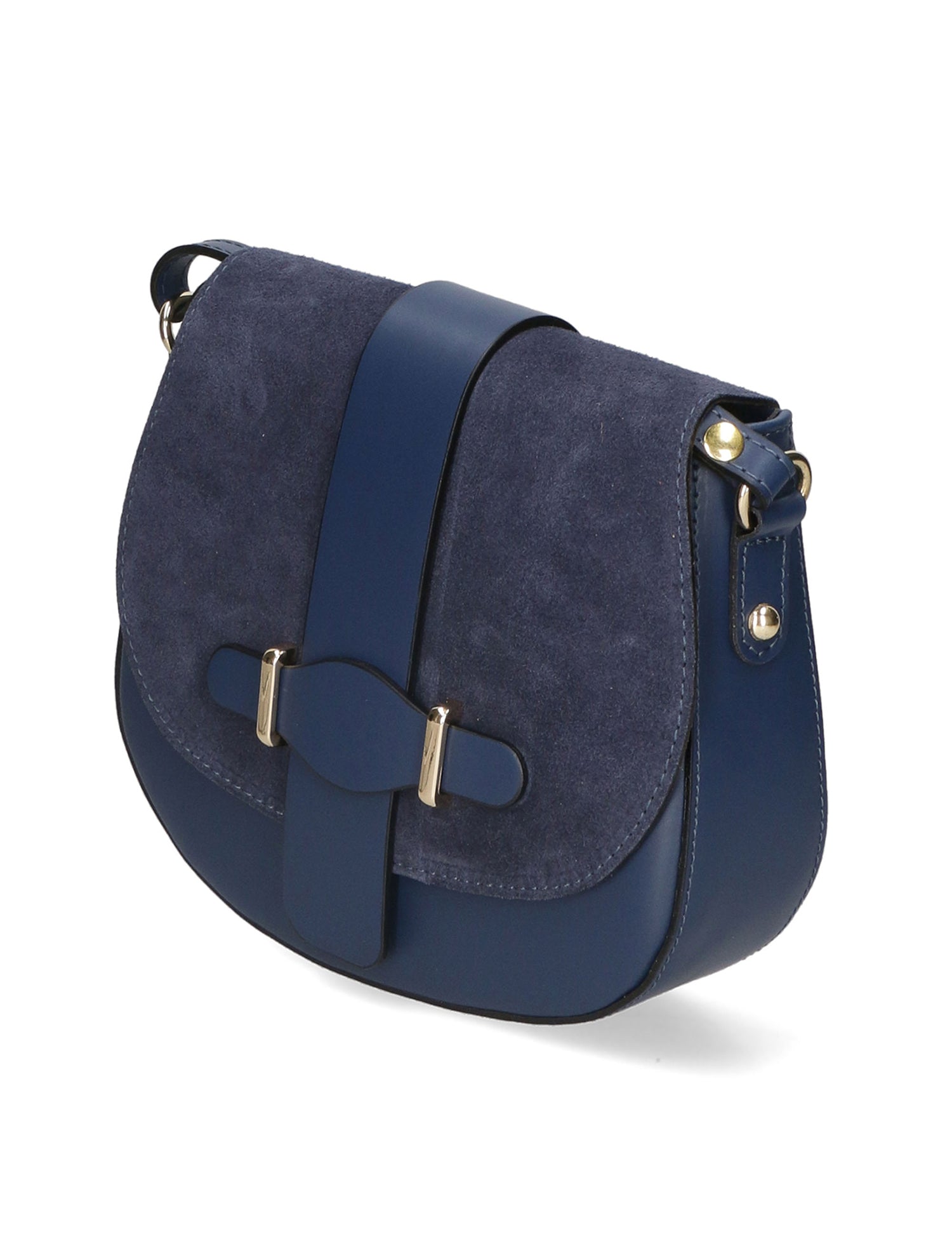Carola Borsa a tracolla da donna Vera pelle 10036-P217 BLU NOTTE Gave Lux