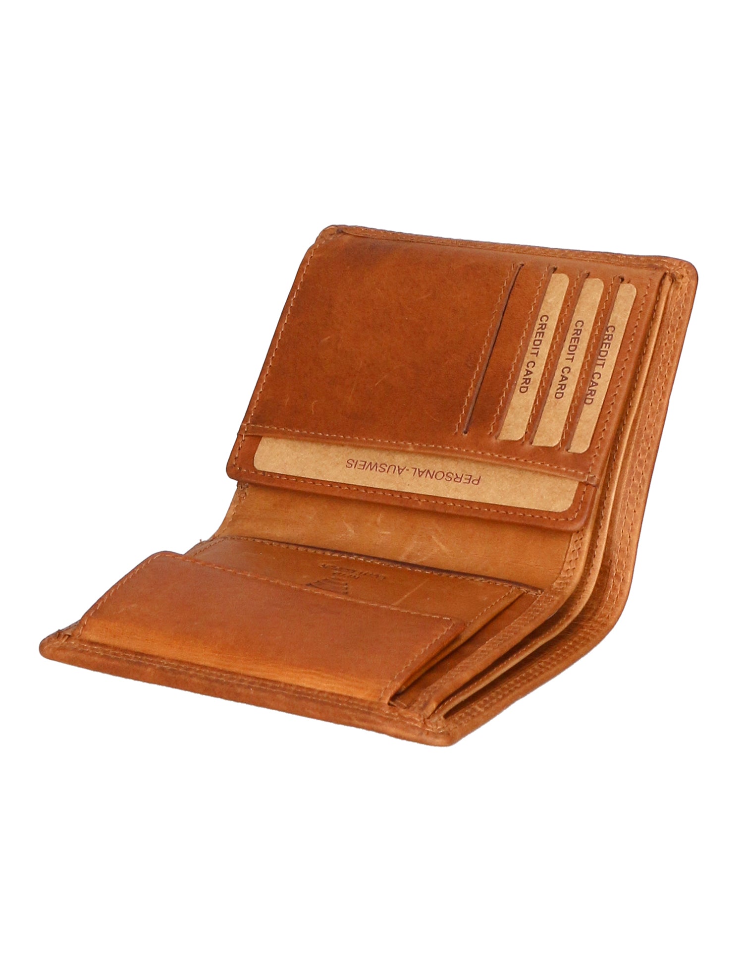 Portafoglio uomo in vera pelle RFID HILB-6402-CUOIO Hill Burry