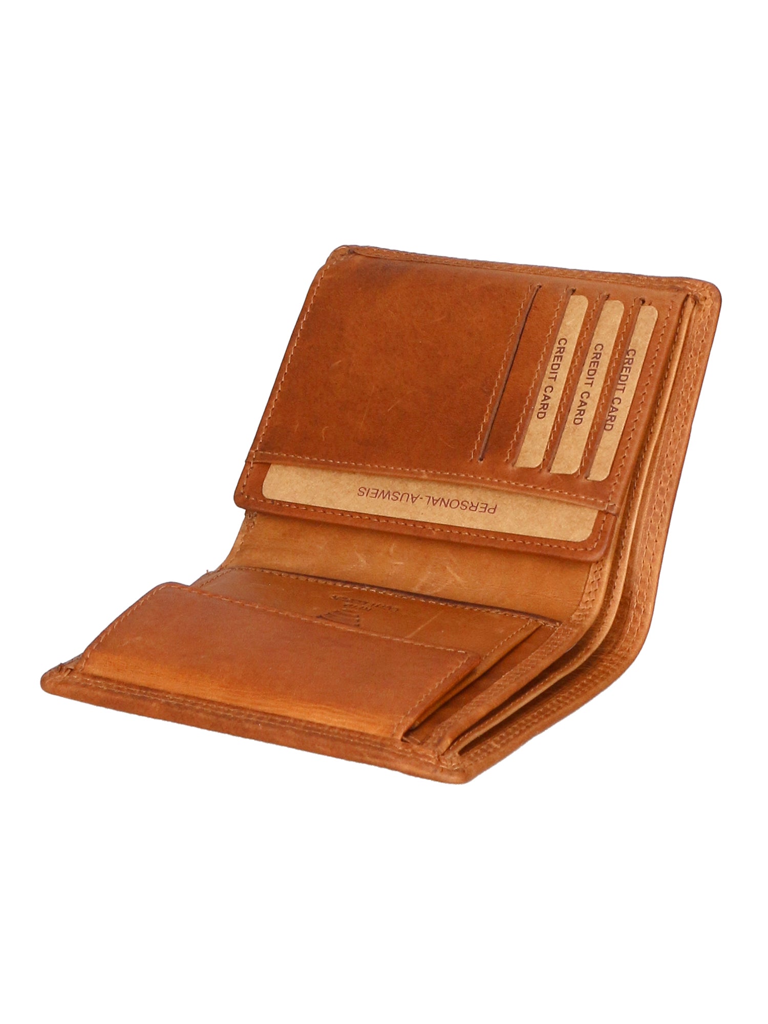 Portafoglio uomo in vera pelle RFID HILB-6402-CUOIO Hill Burry