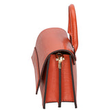 Ariel Borsa a mano da donna Vera pelle 05458-LU35 MATTONE DARK ORANGE Gave Lux