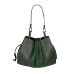 Edera Chic Borsa a mano da donna Vera Pelle 03695-L135 VERDE BOTTIGLIA Chiara Ferretti