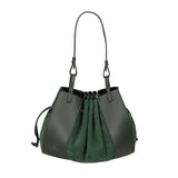 Edera Chic Borsa a mano da donna Vera Pelle 03695-L135 VERDE BOTTIGLIA Chiara Ferretti
