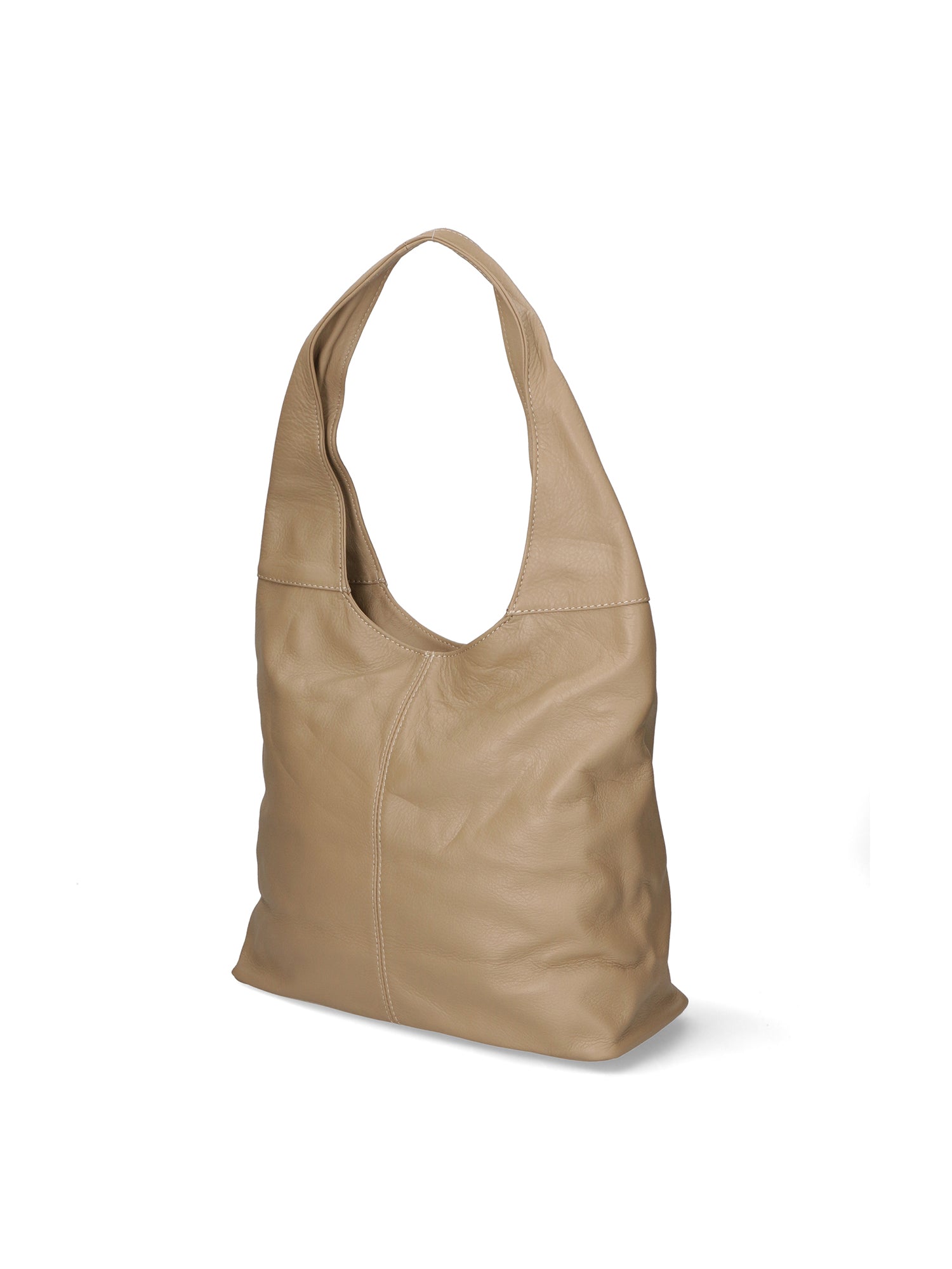 Coco Borsa a spalla da donna Vera pelle 6170-S11 TAUPE SCURO Gave Lux