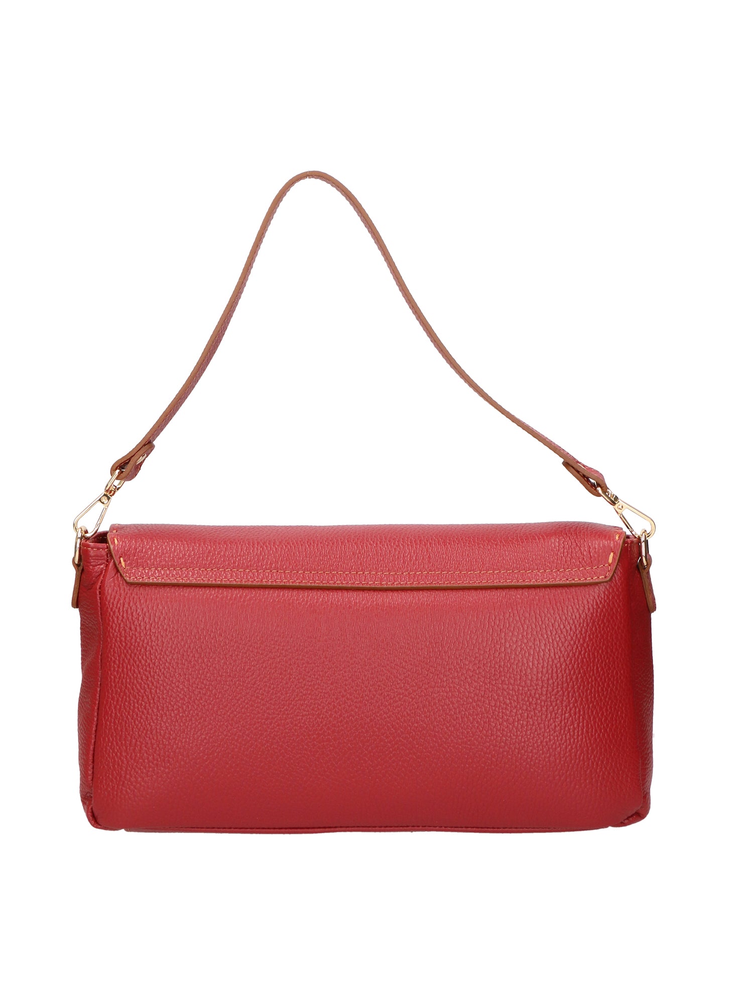Walda Borsa a spalla da donna Vera pelle 06868-D10 ROSSO SCURO Gave Lux