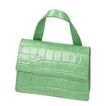 Borsa a mano da donna Pelle goffrata MYB-7036-SS-C47 VERDE My Best Bag