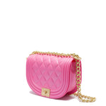Borsa a mano da donna 100% PVC FLAT ZOE-AURORA PINK + OFF GOLD Marc Ellis