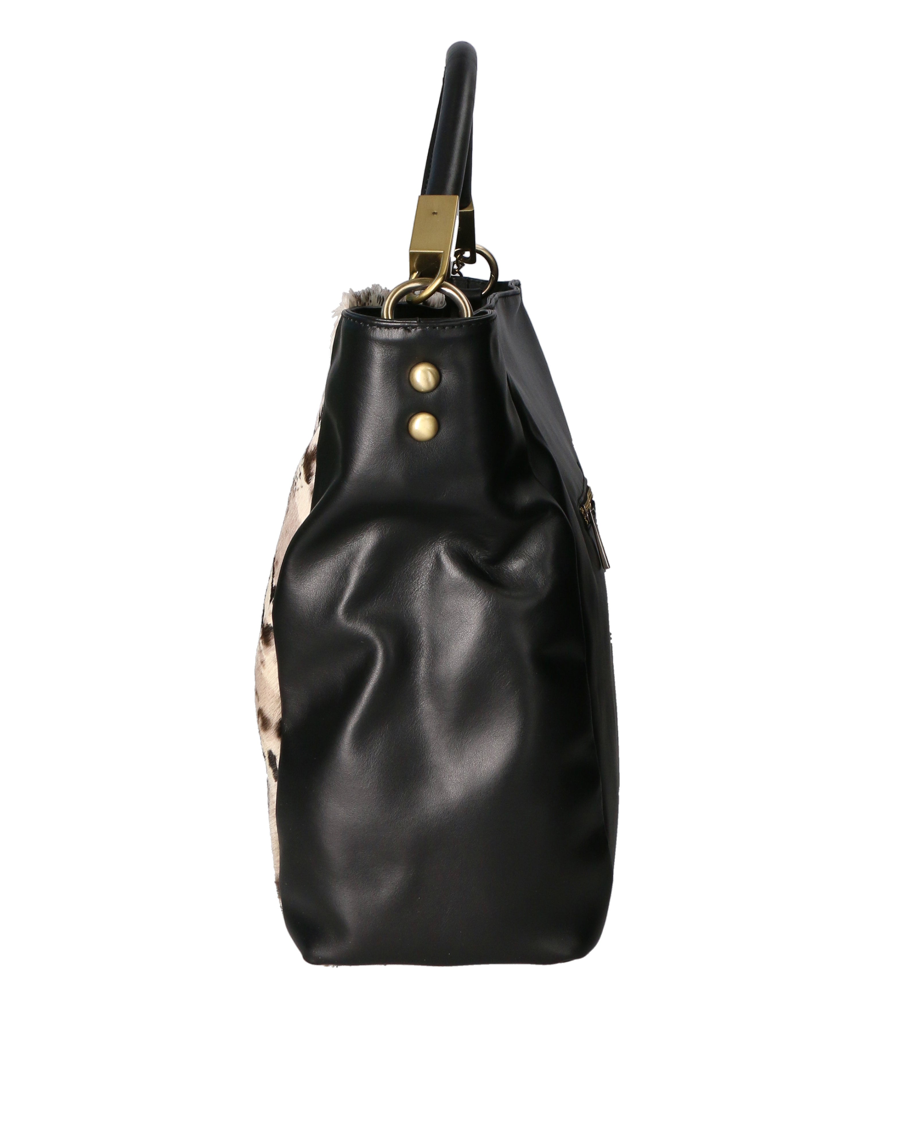 Lyria Elite Borsa a spalla da donna Vera pelle 02090-PITONE BIANCO 008 Chiara Ferretti