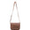 Borsa a tracolla da donna 100% vera pelle 4582-TESTA DI MORO Alessia Firenze