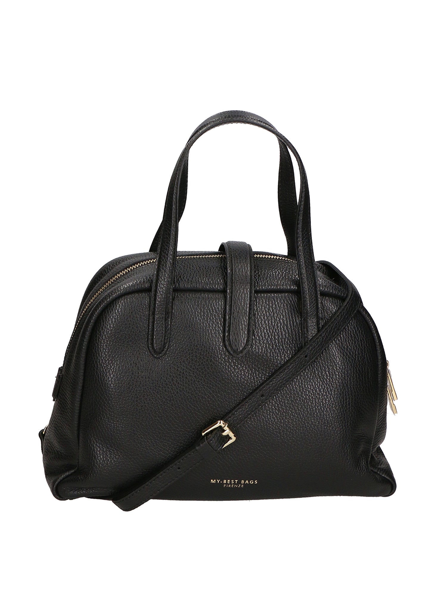 Borsa a mano da donna 100% vera pelle MYB-7025-SS-D28 NERO My Best Bag
