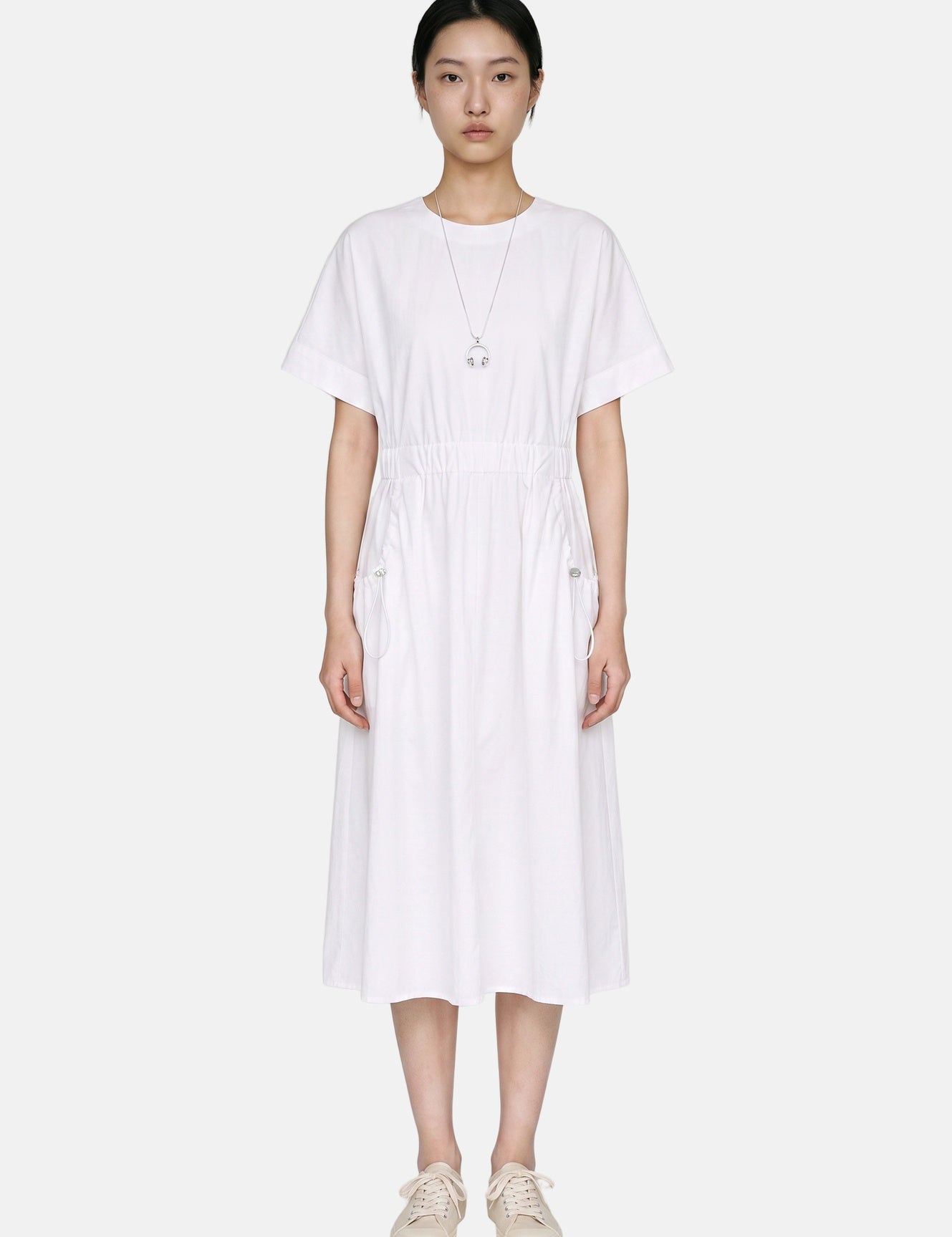 Vestito in Cotone Bianco