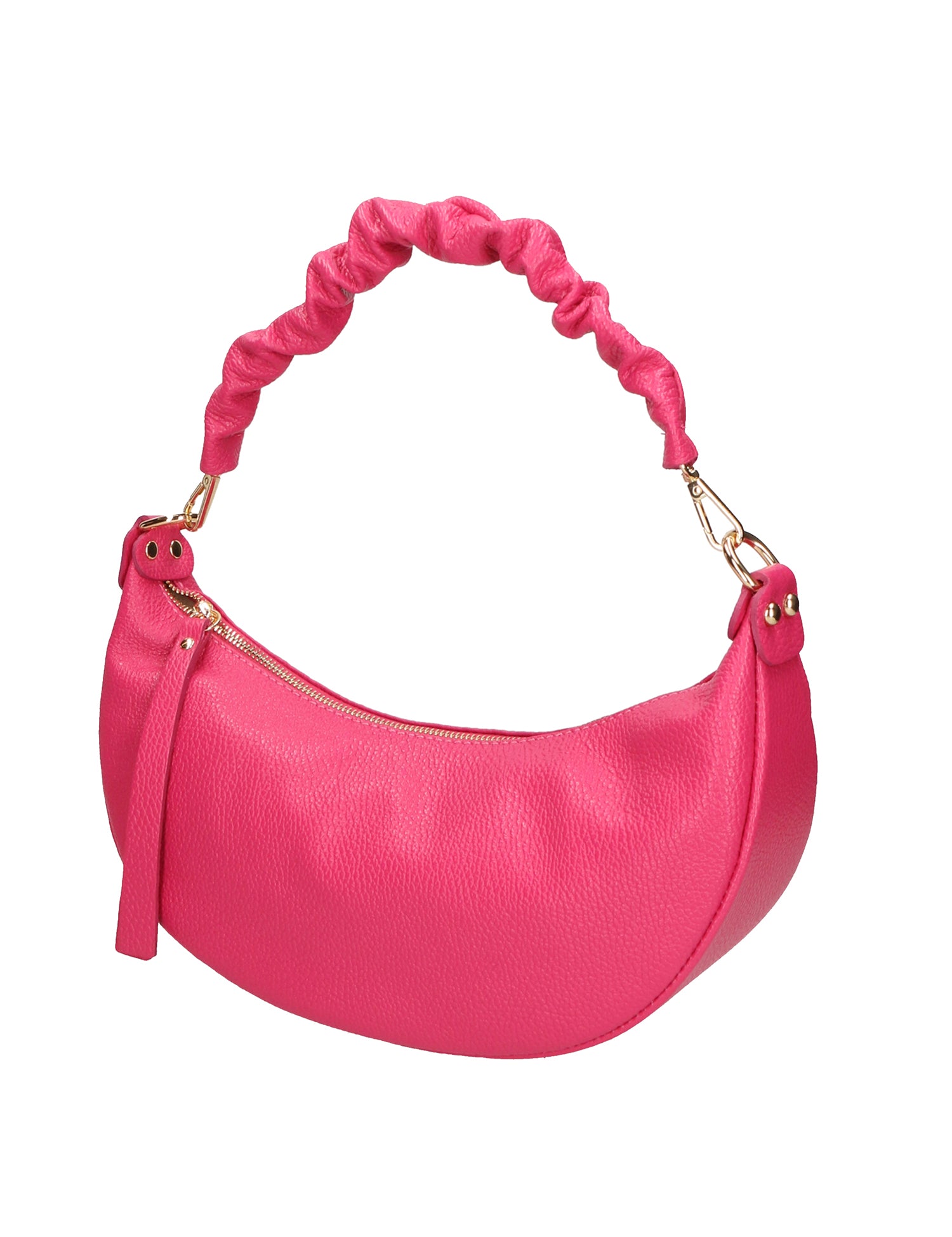Ida Borsa a spalla da donna Vera pelle 05916-C02 FUXIA Gave Lux