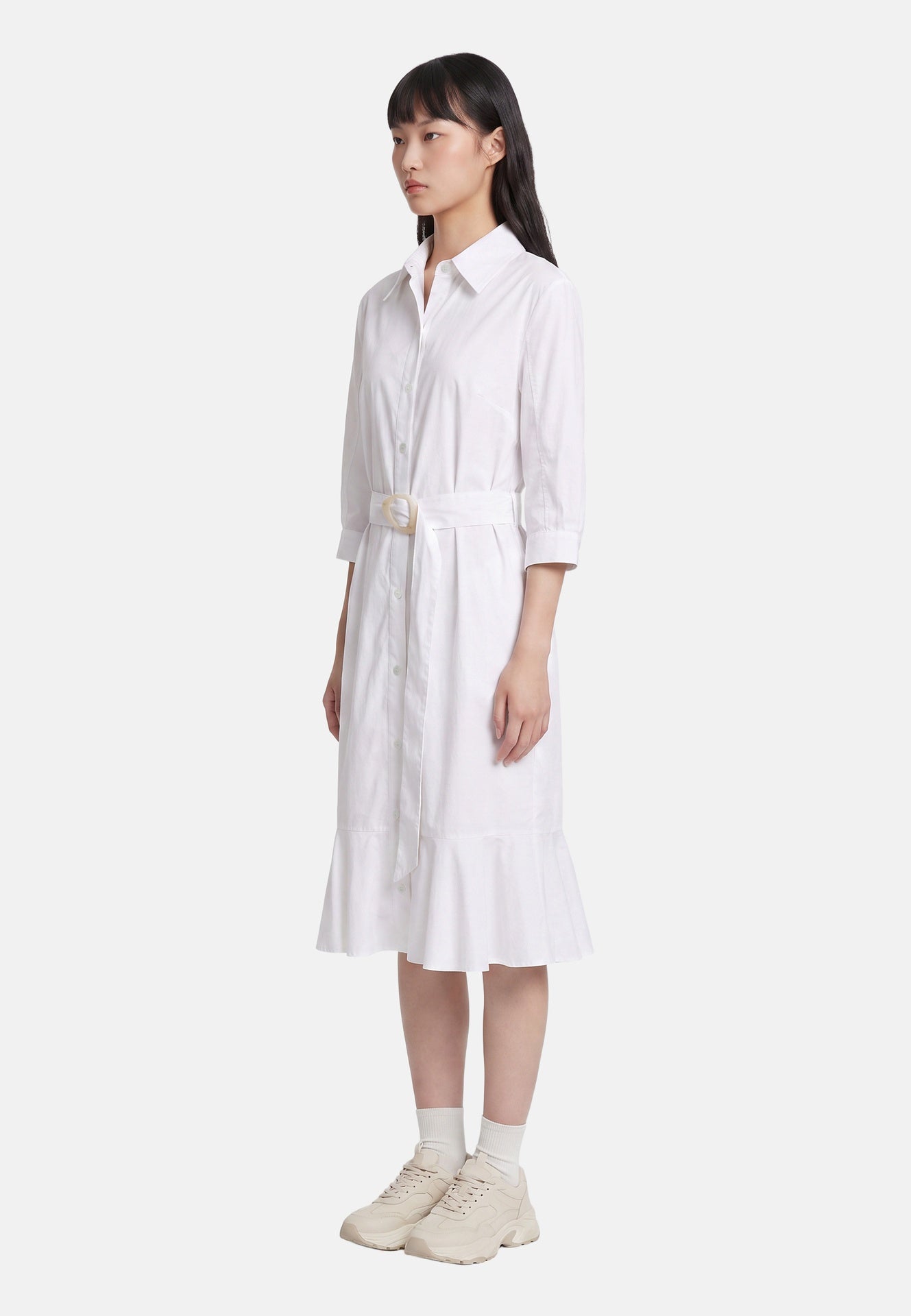 Vestito in Cotone Bianco