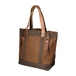Maura Borsa a mano unisex Canvas e pelle ZG3012-FANGO TAUPE Gave Lux