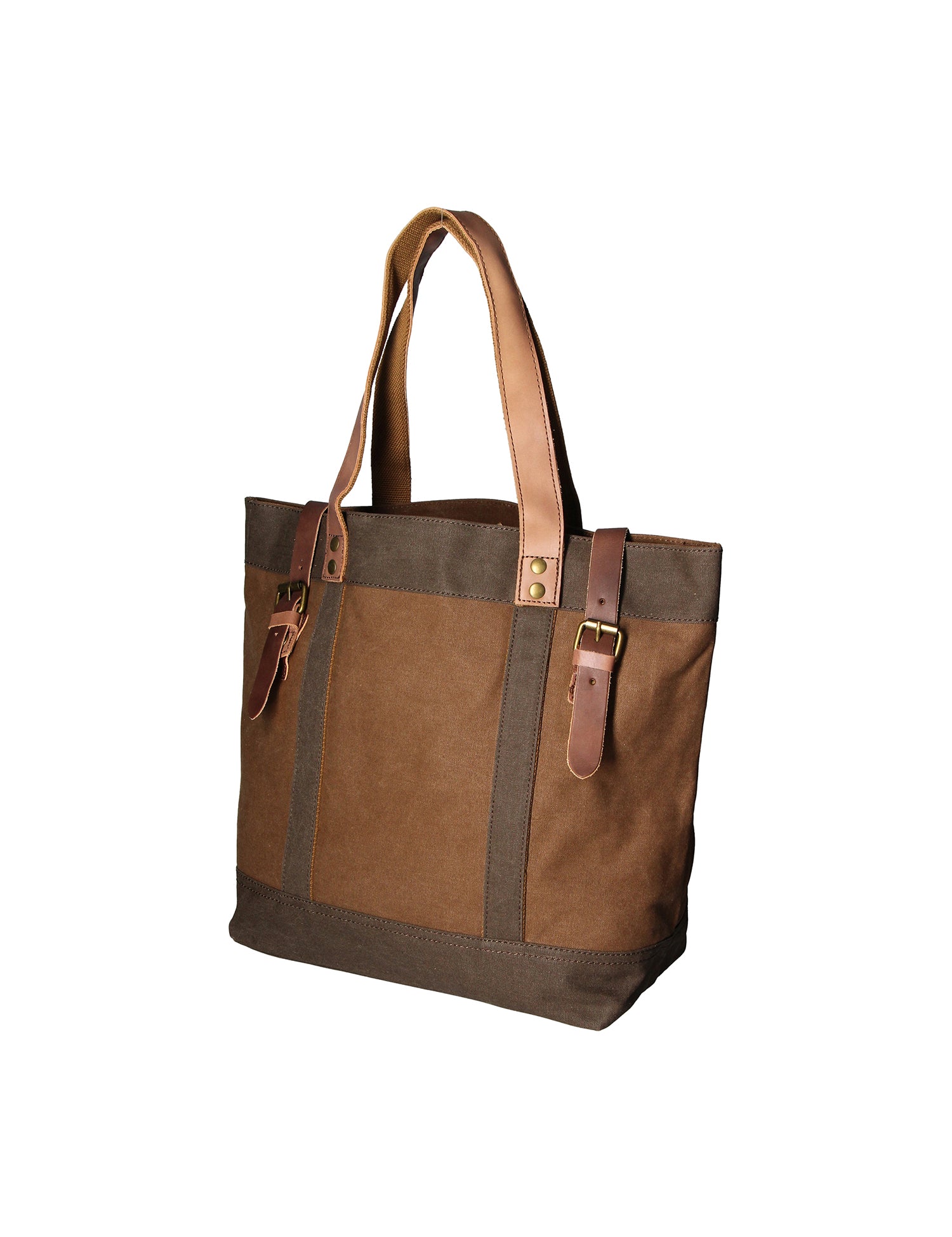 Maura Borsa a mano unisex Canvas e pelle ZG3012-FANGO TAUPE Gave Lux