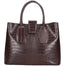 Letizia Borsa a mano da donna Pelle stampata croco 06542-T.MORO Gave Lux