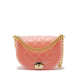 Borsa a mano da donna 100% PVC FLAT ZOE-MAUVE + LIGHT GOLD Marc Ellis
