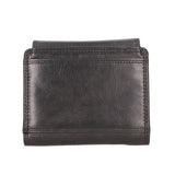 Portafoglio unisex vera pelle Made in Italy Vacchetta Ingrassata SN2827947-BLACK Santini Firenze