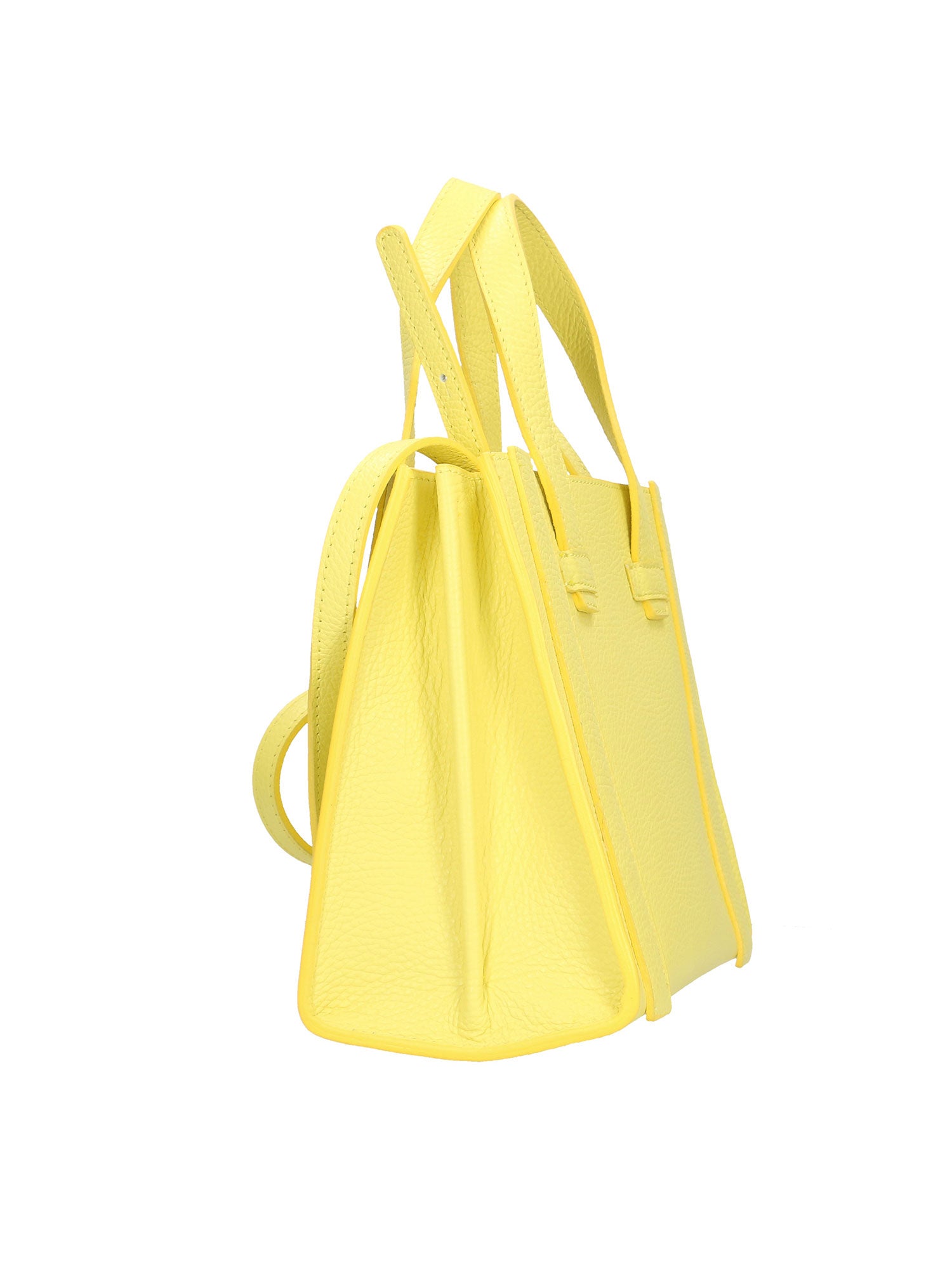 Celestia Nova Borsa a mano da donna Vera pelle 8680-GIALLO Gave Lux
