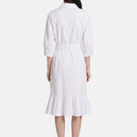 Vestito in Cotone Bianco