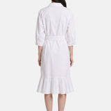 Vestito in Cotone Bianco