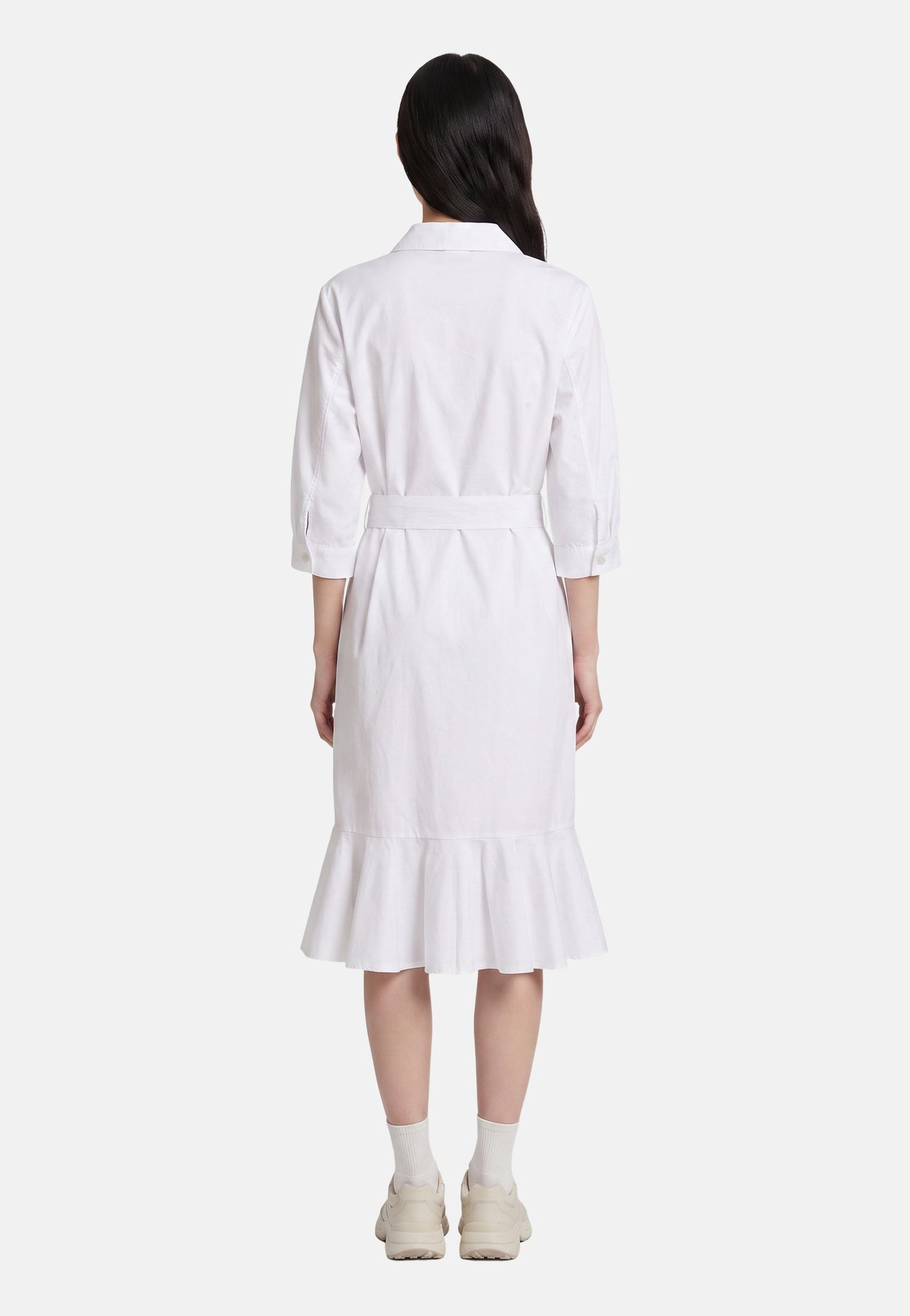 Vestito in Cotone Bianco