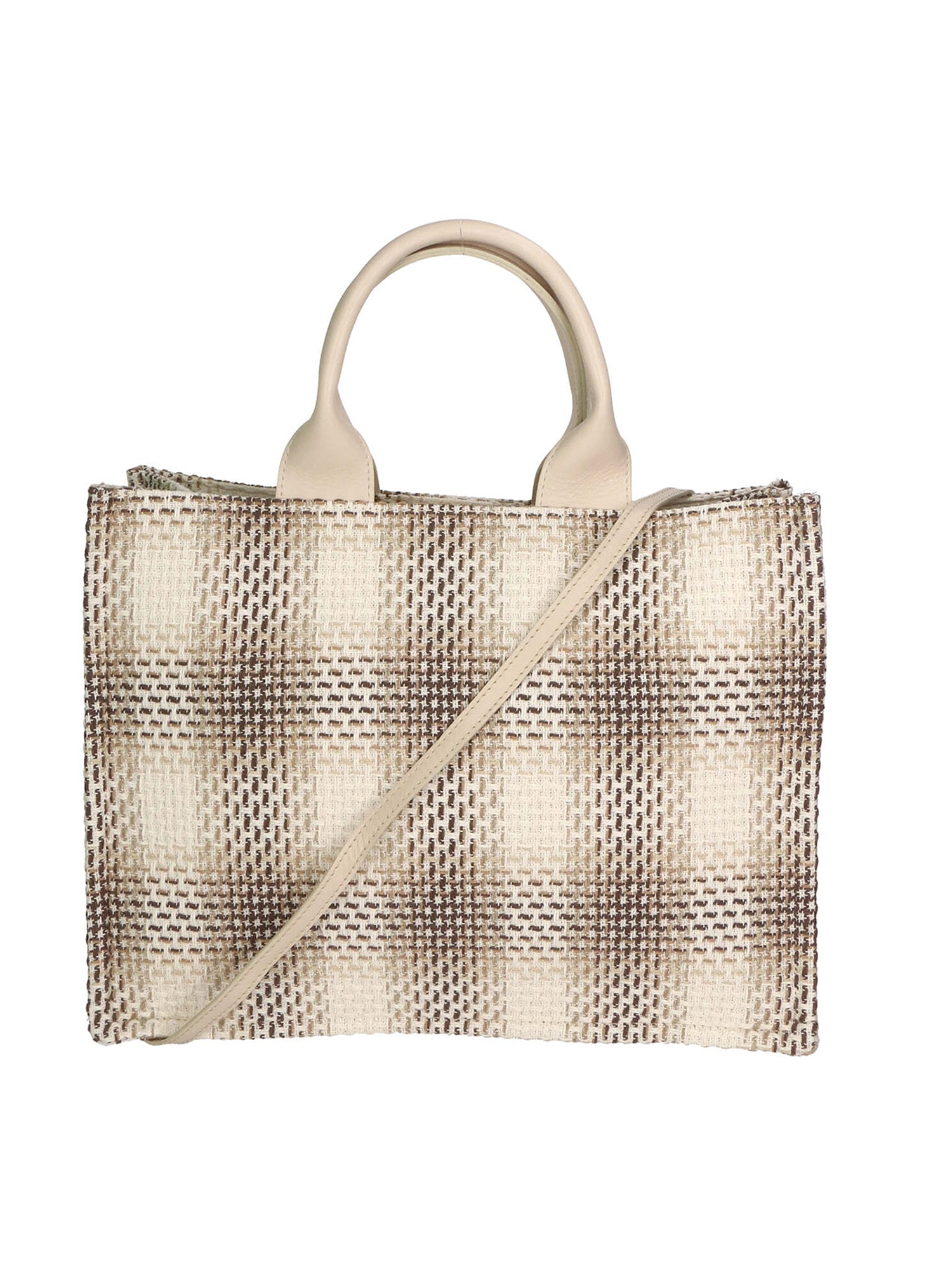 Alicia Borsa a spalla da donna Cotone e pelle 05086-05 TAUPE CHIARO Gave Lux