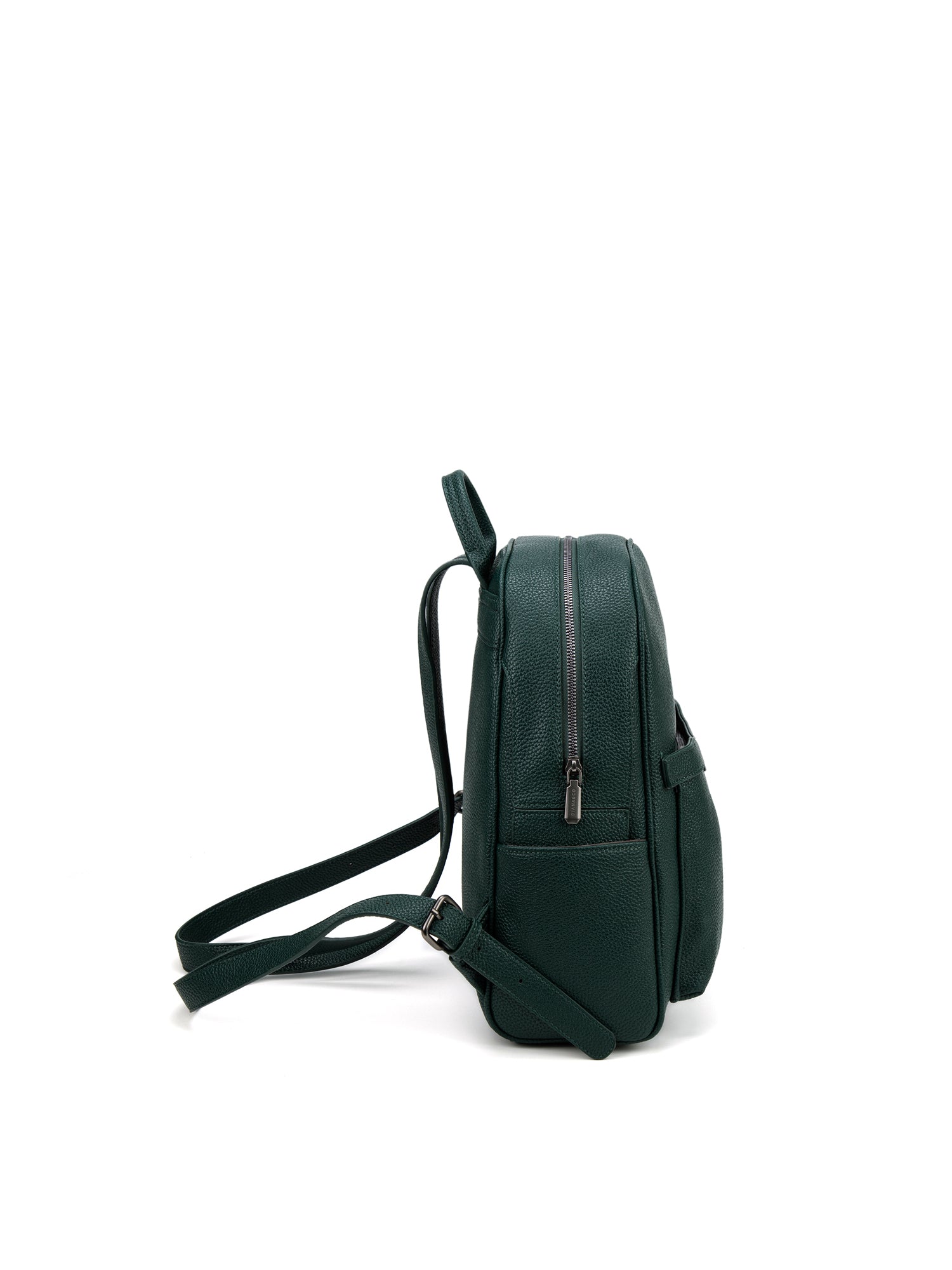 Zaino in 100% Pu Vegan Leather Verde Scuro