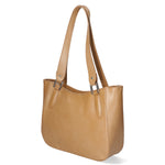 Eva Borsa a spalla da donna Vera pelle 9024-FANGO TAUPE Gave Lux