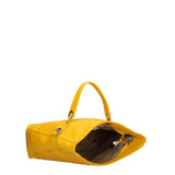 Convertible shoulder bag into a backpack for women in genuine leather Made in Italy 34x21x12 cm