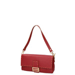 Wally Borsa a spalla da donna Vera pelle 06869-D10 ROSSO SCURO Gave Lux
