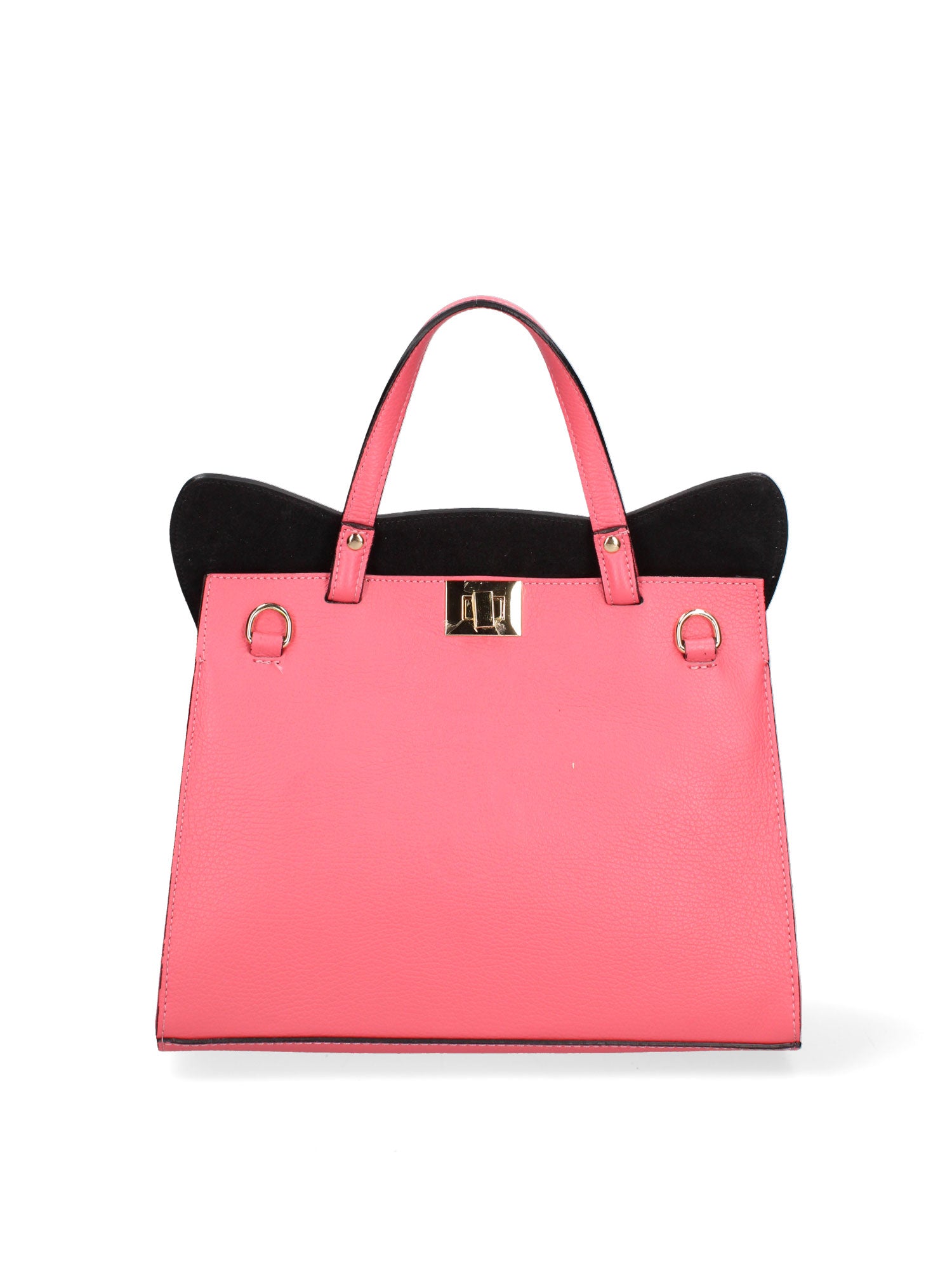 Arancia Borsa a mano da donna 100% pelle 8969-CORALLO+ROSA Gave Lux