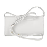 Borsa a tracolla da donna 100% pelle MYB-8048-FW-L101 BIANCO My Best Bag