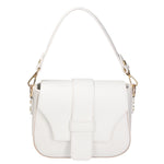 Ileana Borsa a spalla da donna Vera pelle 06282-BIANCO WHITE Gave Lux