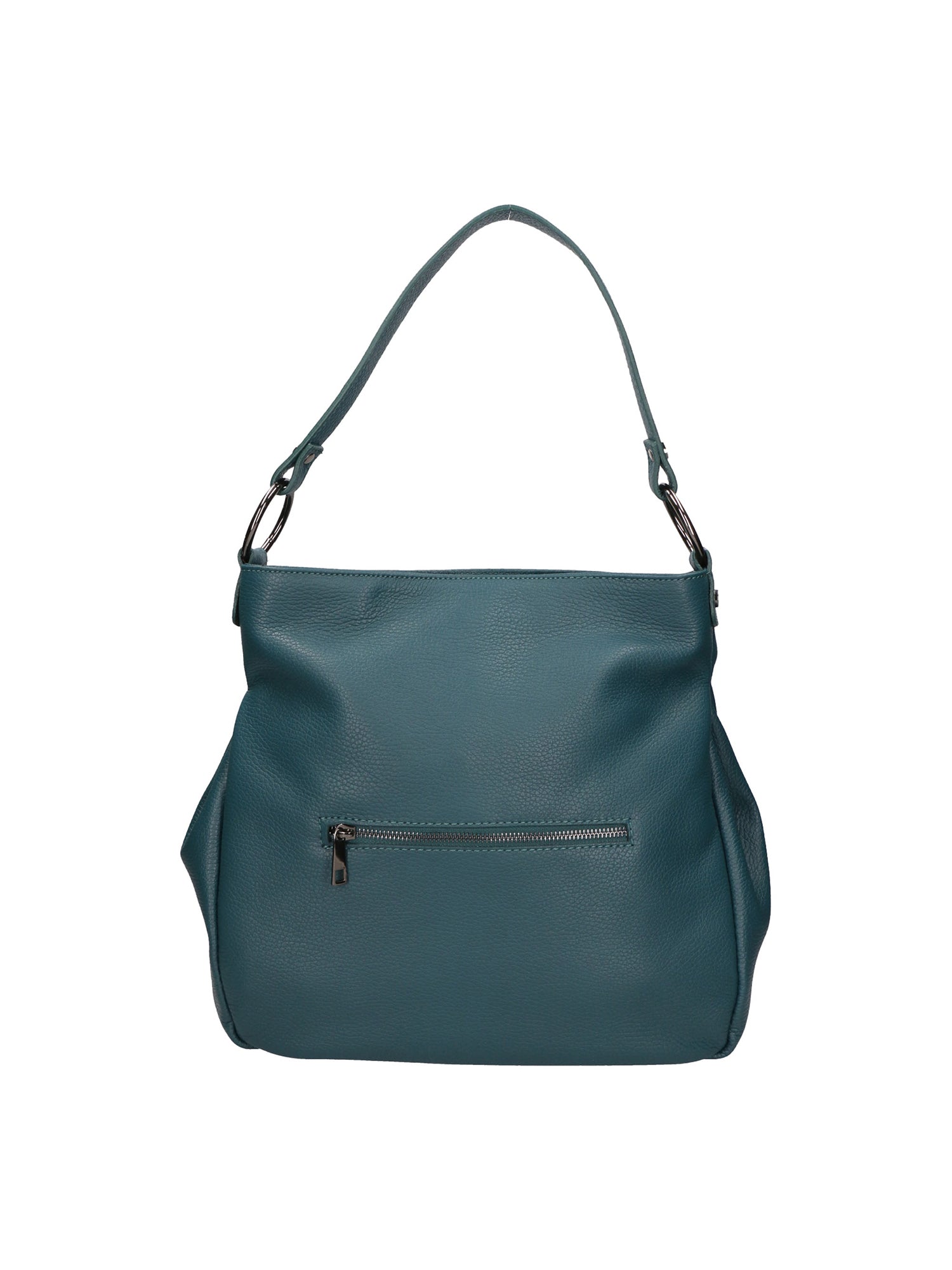 Bea Borsa a spalla da donna 100% pelle 05710-D33 PETROLIO Gave Lux