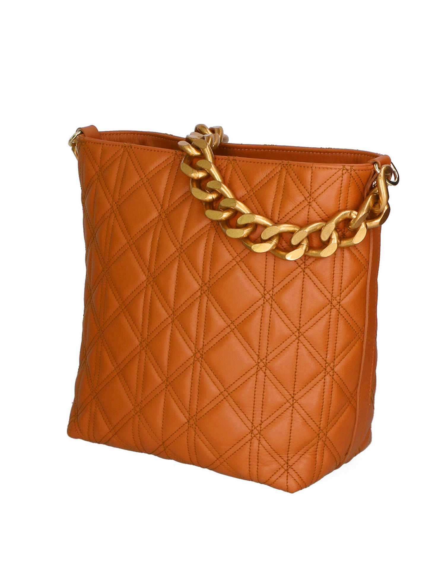Adra Borsa a spalla da donna Vera pelle 04538-S44 CUOIO Gave Lux