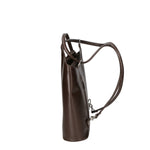 Fabiola Borsa a spalla da donna 100% pelle 9039-TMORO DARK BROWN Gave Lux