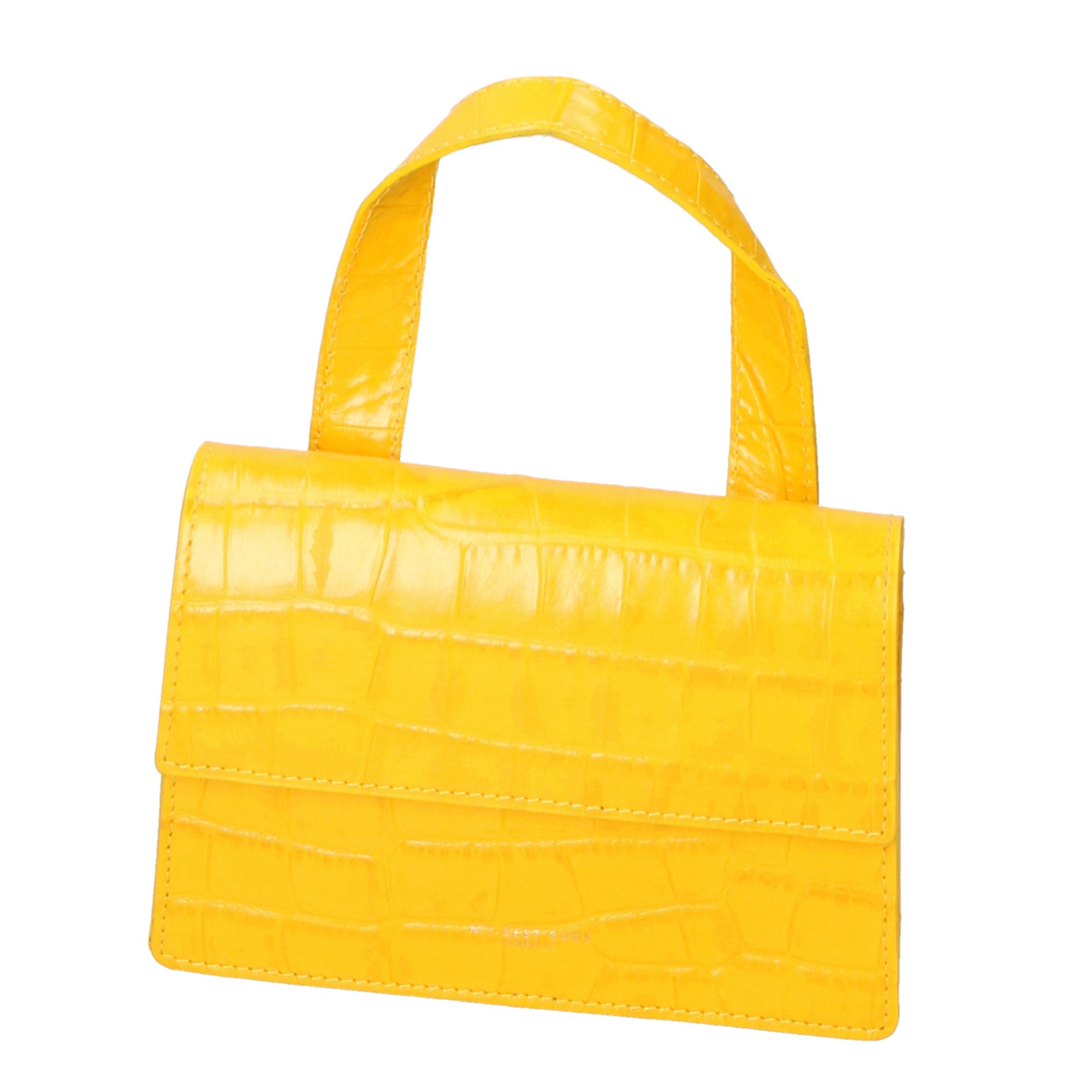 Borsa a mano da donna Pelle goffrata MYB-7036-SS-C04 GIALLO My Best Bag