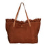 Agnese Borsa Shopper da donna Cotone e pelle 04649-D21 MARRONE BROWN Gave Lux