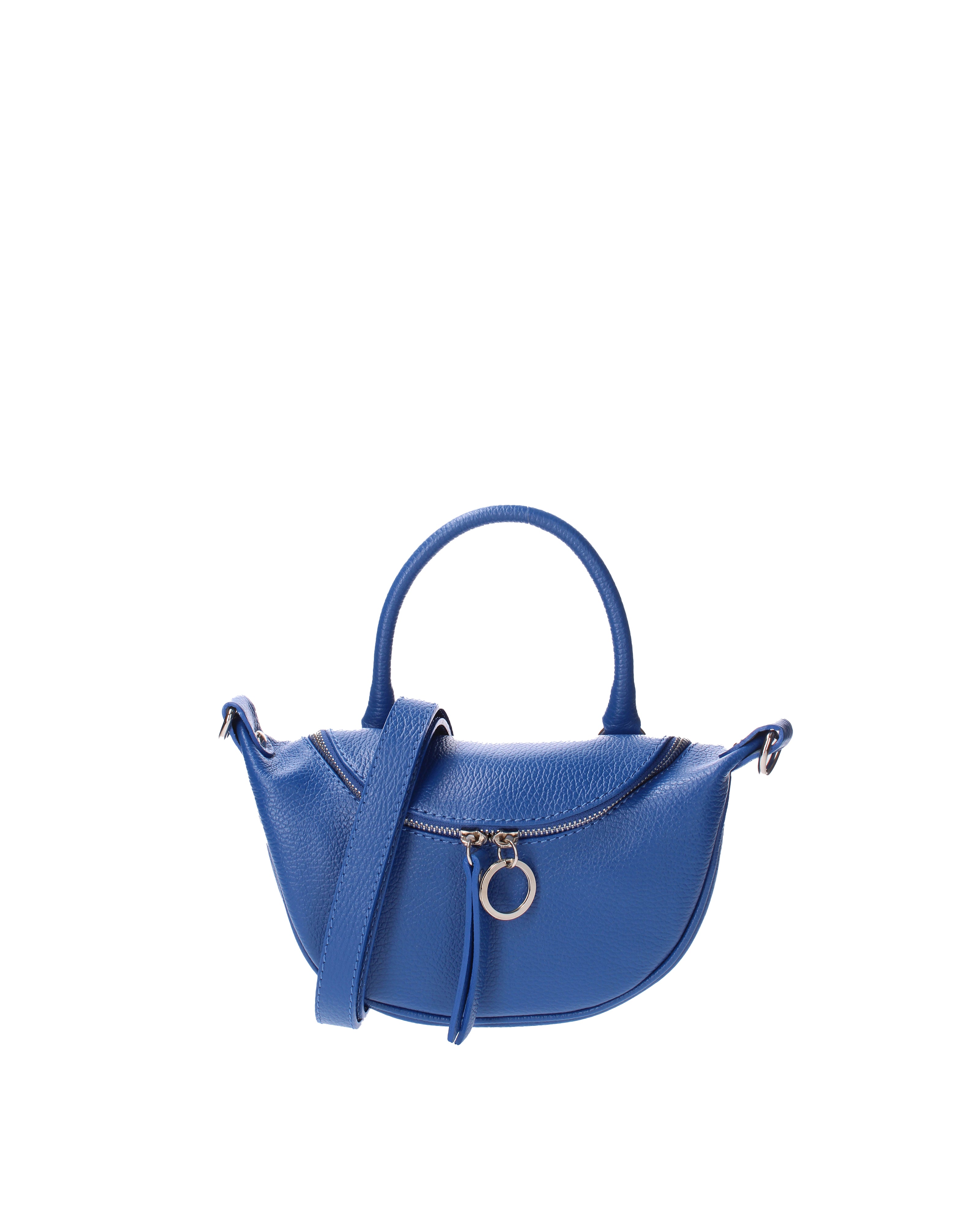 Mae Borsa a mano da donna Vera pelle 07142-D22 BLUETTE Viola Castellani