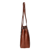 Flaviana Borsa a tracolla unisex Vera pelle 9117-NERO BLACK Gave Lux